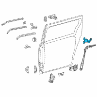 OEM 2013 Toyota Sienna Hinge Diagram - 68390-08041