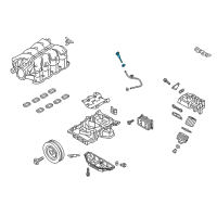 OEM 2015 Hyundai Genesis Oil Level Gauge Rod Assembly Diagram - 26611-3F521