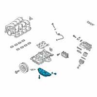 OEM Hyundai Pan Assembly-Oil, Lower Diagram - 21510-3F521