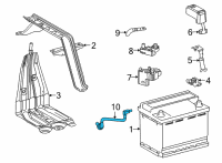 OEM 2021 Toyota Highlander Hose Diagram - 28885-F0070