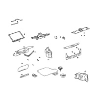 OEM Lexus ES330 Bulb Diagram - 90981-14009