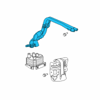 OEM Jeep Cherokee TUBE/HOSE-Oil Cooler Diagram - 5048442AB