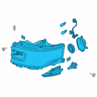 OEM 2017 Ford Flex Composite Assembly Diagram - DA8Z-13008-A