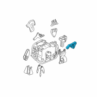 OEM 2003 Chevrolet Malibu Support Diagram - 24504187