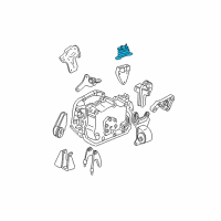 OEM 2002 Chevrolet Malibu Adapter-Engine Mount Bracket Diagram - 22690941