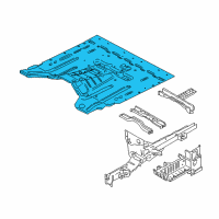 OEM 2017 Ford Transit-350 Front Floor Pan Diagram - CK4Z-6111135-B