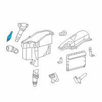 OEM 2016 Lexus GS F Spark Plug Diagram - 90919-01279