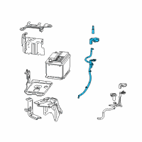 OEM 2014 GMC Terrain Positive Cable Diagram - 20921448