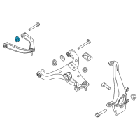 OEM Nissan Nut Diagram - 54588-EN00A