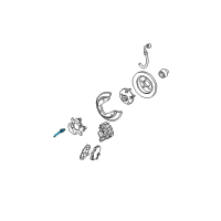 OEM 2006 Ford Taurus Rear Speed Sensor Diagram - 4F1Z-2C190-AA