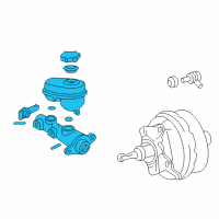 OEM Chevrolet Monte Carlo Cylinder Asm, Brake Master Diagram - 19209185