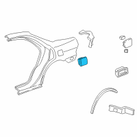 OEM 1994 Acura Integra Adapter, Fuel Cap Diagram - 63915-ST8-300ZZ