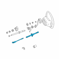 OEM Lincoln Navigator Lower Shaft Diagram - 3L3Z-3B676-AA