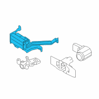 OEM 2015 Infiniti QX50 Distance Sensor Assembly Diagram - 28437-3WV0B