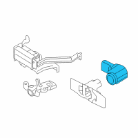 OEM 2017 Infiniti Q50 Distance Sensor Assembly Diagram - 28438-4HB1A