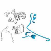 OEM Chevrolet Silverado 1500 LD Solenoid Asm-Evap Emission Canister Diagram - 84148817