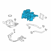OEM 2014 Toyota Prius V Master Cylinder Assembly Diagram - 47050-47110
