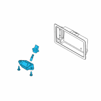 OEM 2005 Ford E-250 License Lamp Diagram - F6UZ-13550-AA