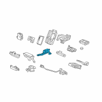 OEM 2012 Acura TL Roof Unit, Front Smart Diagram - 38365-TK4-A11