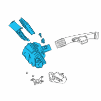 OEM 2019 Lexus LC500h Cleaner Assy, Air W/Element Diagram - 17700-31B60