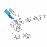 OEM 2019 Lexus LC500h Cap Sub-Assembly Air Cl Diagram - 17705-25140