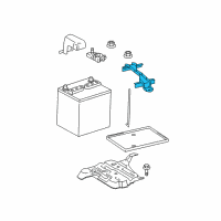 OEM Scion Hold Down Clamp Diagram - 74404-74020