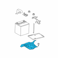 OEM 2013 Scion iQ Carrier Diagram - 74410-74011