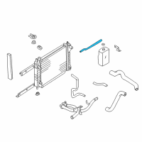 OEM Nissan Quest Hose-Reserve Tank Diagram - 21741-7B000