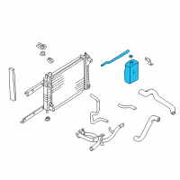 OEM Nissan Quest Tank Assy-Reserve Diagram - 21710-7B000
