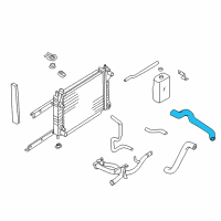 OEM 2001 Nissan Quest Hose-Radiator, Upper Diagram - 21501-7B000