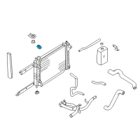 OEM 2000 Nissan Quest Cap Assembly-Radiator Diagram - 21430-2Z000