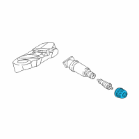 OEM BMW 440i Valve Cap Rdci Diagram - 36-14-6-867-030