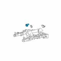 OEM 2000 Lincoln Navigator Front Mount Diagram - XL7Z-6038-CA