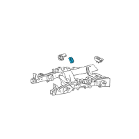 OEM 2001 Lincoln Navigator Motor Mount Bracket Diagram - F85Z-6028-AA