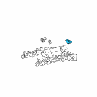 OEM Ford F-250 Super Duty Rear Mount Diagram - F85Z-6068-EA