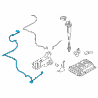 OEM 2012 BMW 750Li Cable Set, Electric. Machines, Electronics Diagram - 12-51-4-587-743