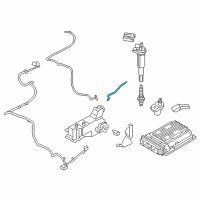 OEM 2011 BMW 750i Earth Cable Diagram - 12-42-7-615-289