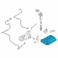 OEM 2012 BMW 750Li Dme Engine Control Module Diagram - 12-14-7-627-042