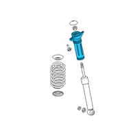 OEM 2020 Lexus UX250h Rear Suspension Support Assembly Diagram - 48750-76010