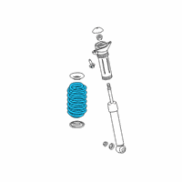 OEM Lexus UX200 Spring, Coil, RR Diagram - 48231-76120