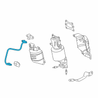 OEM Honda Crosstour Pipe, EGR Diagram - 18717-R70-A00