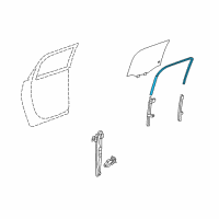 OEM Chevrolet Traverse Run Channel Diagram - 22802937