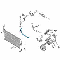 OEM 2015 Lincoln MKC Discharge Line Diagram - EJ7Z-19972-A