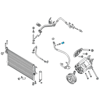 OEM 2010 Ford E-150 Return Hose Cap Diagram - F3AZ-19D702-B