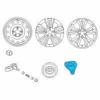 OEM Hyundai Elantra GT Cap-Wheel Accent Diagram - 52973-A5570