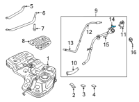 OEM Kia Sorento Hose-Vent Diagram - 31071R5510