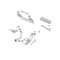 OEM 2008 Honda Fit Motor, Washer (High) Diagram - 76806-SAA-E01