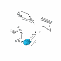 OEM 2008 Honda Fit Tank Set, Washer Diagram - 76840-SAA-E14