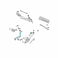 OEM 2006 Honda Civic Tube 1000 Diagram - 76800-T0A-P40