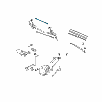 OEM 2007 Honda Fit Rod Unit A Diagram - 76540-SLN-A01